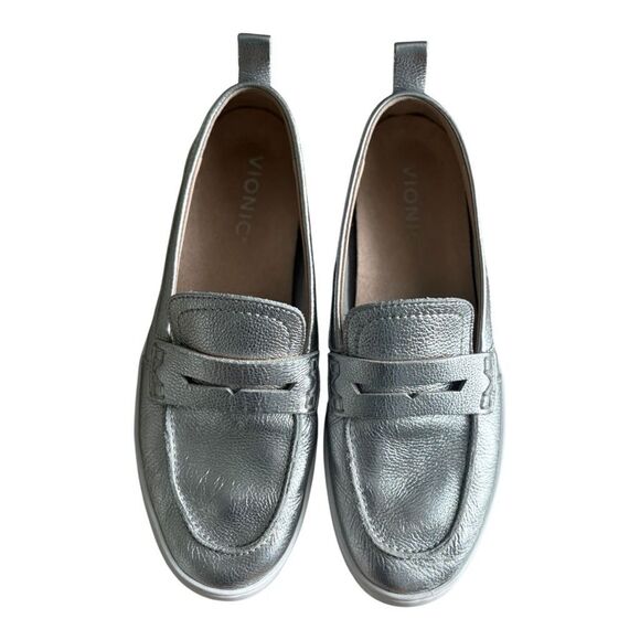 Vionic Journey Uptown Loafer Silver Women’s Size 8 Style #41882 - Picture 2 of 7